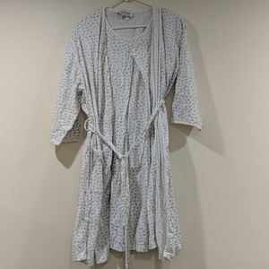 Maternity (and breastfeeding) Pajama and Robe set